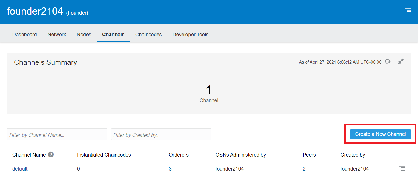 Create a New Channel