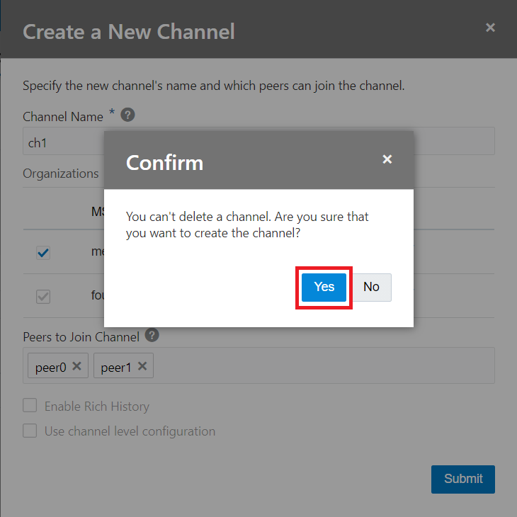 Channel作成フォーム確認